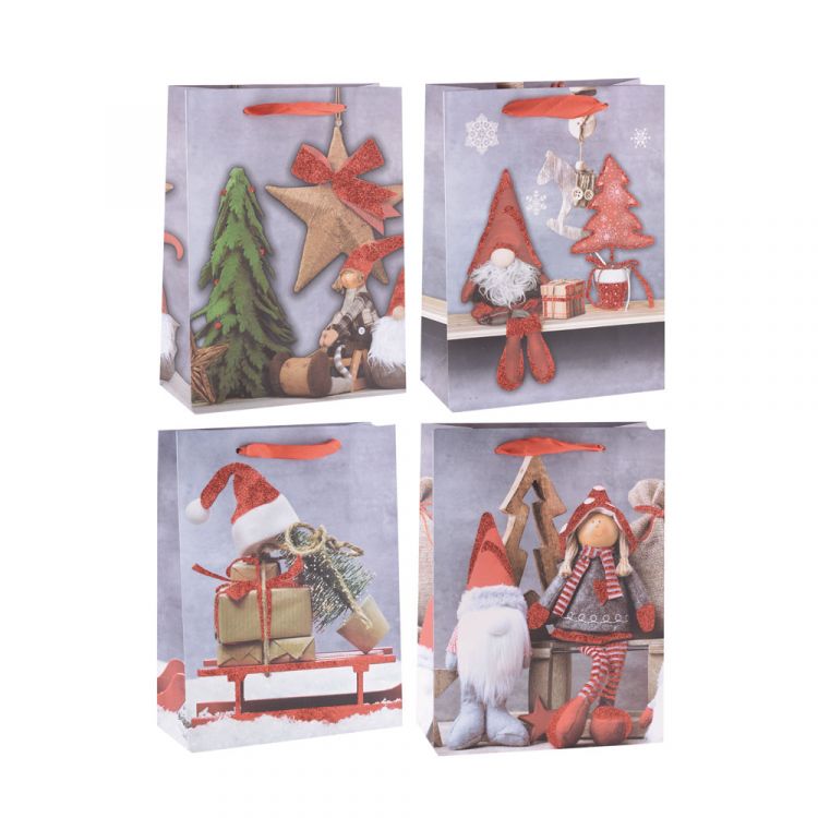 Obrázek k výrobku 22653 - Dárková taška vánoční