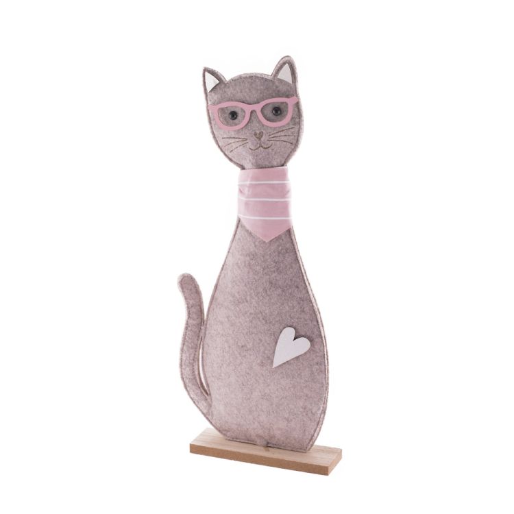 Obrázek k výrobku 26957 - Kočka 32cm, růžové brýle