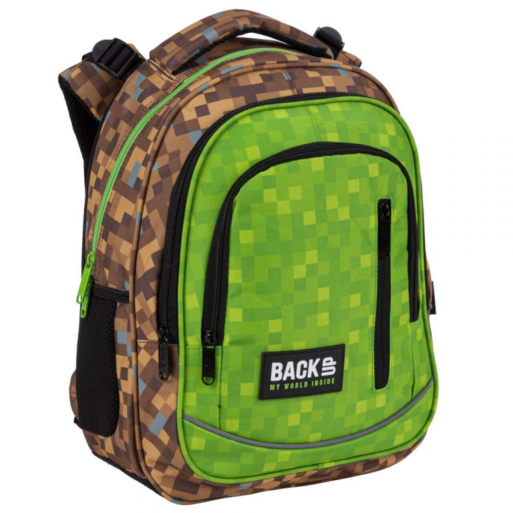 Obrázek k výrobku 24948 - Školní batoh BackUp Minecraft