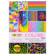 Obrázek k výrobku 34356 - Blok papírů A4 COLORS Fun