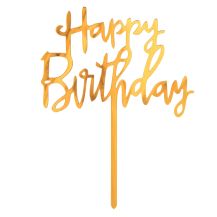 Obrázek k výrobku 26271 - Dekorace na dort "Happy Birthday"