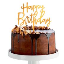 Obrázek k výrobku 26271 - Dekorace na dort "Happy Birthday"