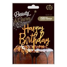 Obrázek k výrobku 26271 - Dekorace na dort "Happy Birthday"