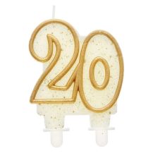 Obrázek k výrobku 22330 - Dortová svíčka číslice 20