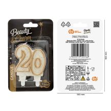 Obrázek k výrobku 22330 - Dortová svíčka číslice 20