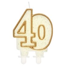 Obrázek k výrobku 13443 - Dortová svíčka číslice 40