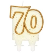 Obrázek k výrobku 13446 - Dortová svíčka číslice 70