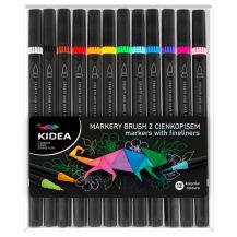 Obrázek k výrobku 23952 - Fixy Kidea Brush+Liner