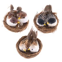 Obrázek k výrobku 34330 - Hnízdečko s ptáčky 9cm