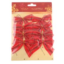 Obrázek k výrobku 35499 - Mašle Vánoční 8ks