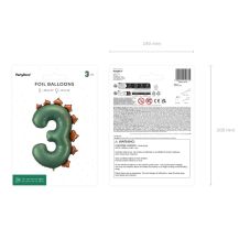 Obrázek k výrobku 35616 - Nafukovací ČÍSLICE 3