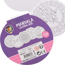 Obrázek k výrobku 27714 - Omalovánka Mandala 25listů