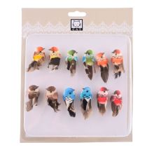 Obrázek k výrobku 34329 - Ptáček s klipem 4,5cm