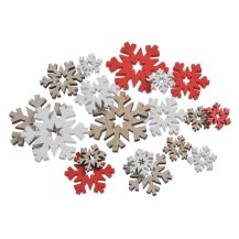 Obrázek k výrobku 36114 - Vločka, mix velikostí, 18ks